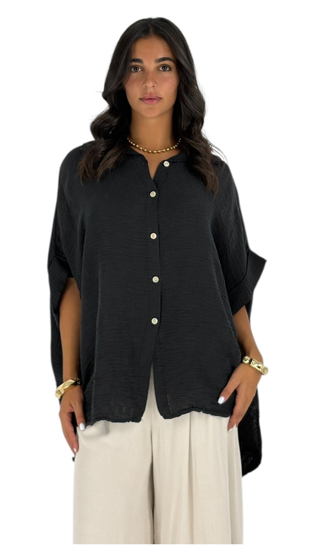 Malina Black Shirt