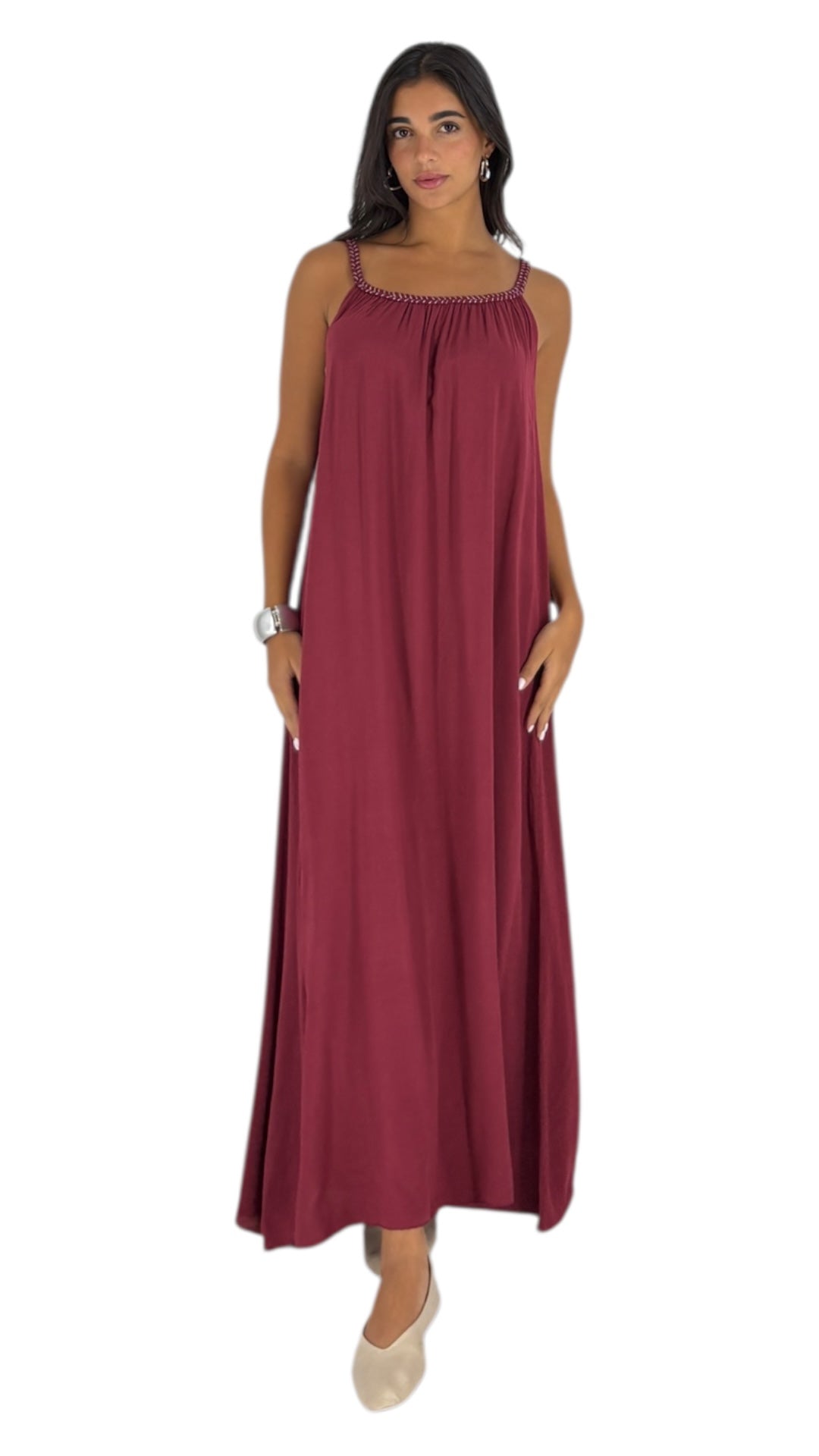Zune maroon Dress