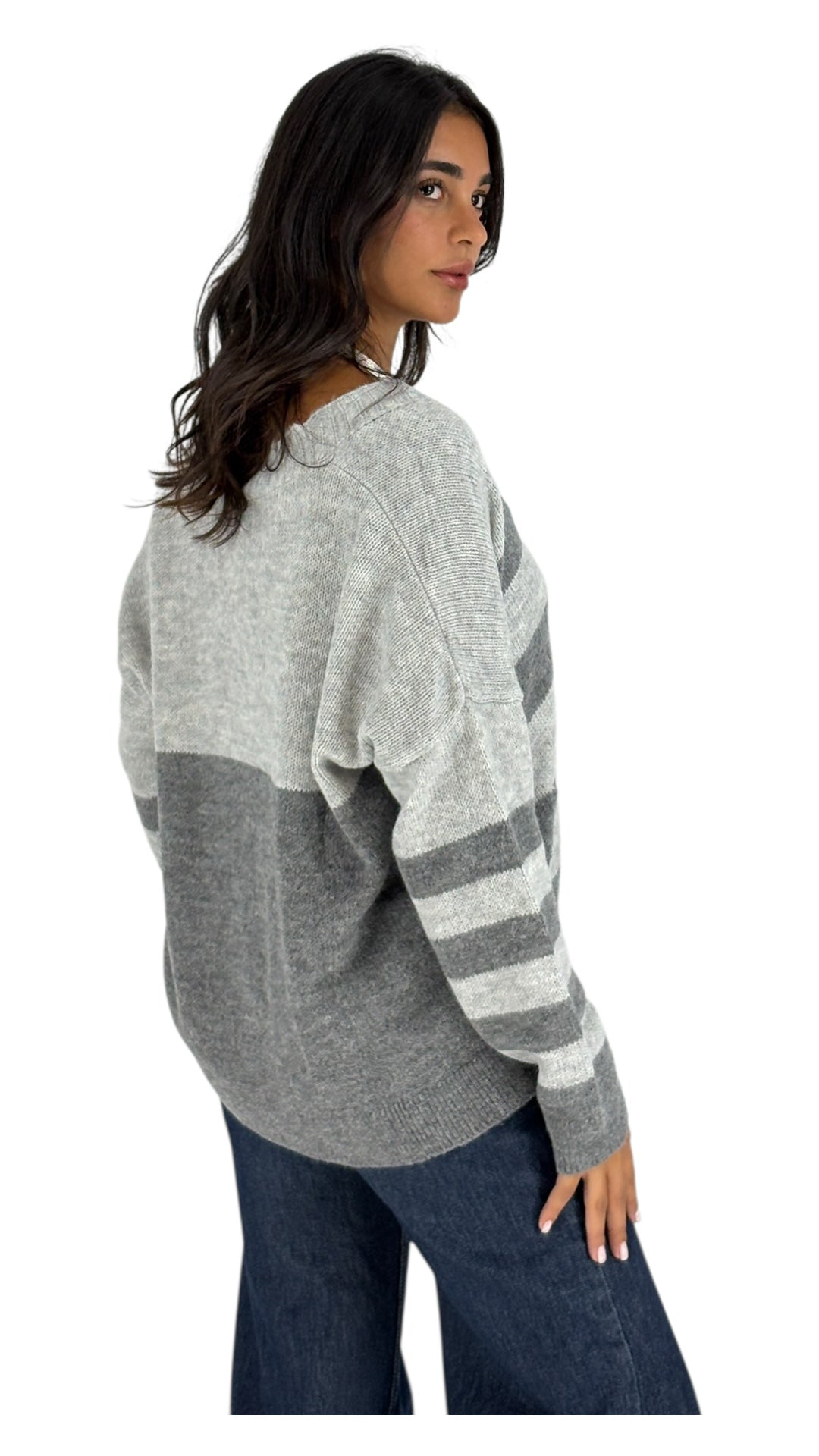 Fadia Grey Cardigan