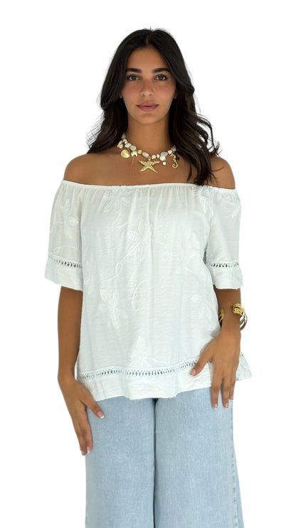 Mari White Top