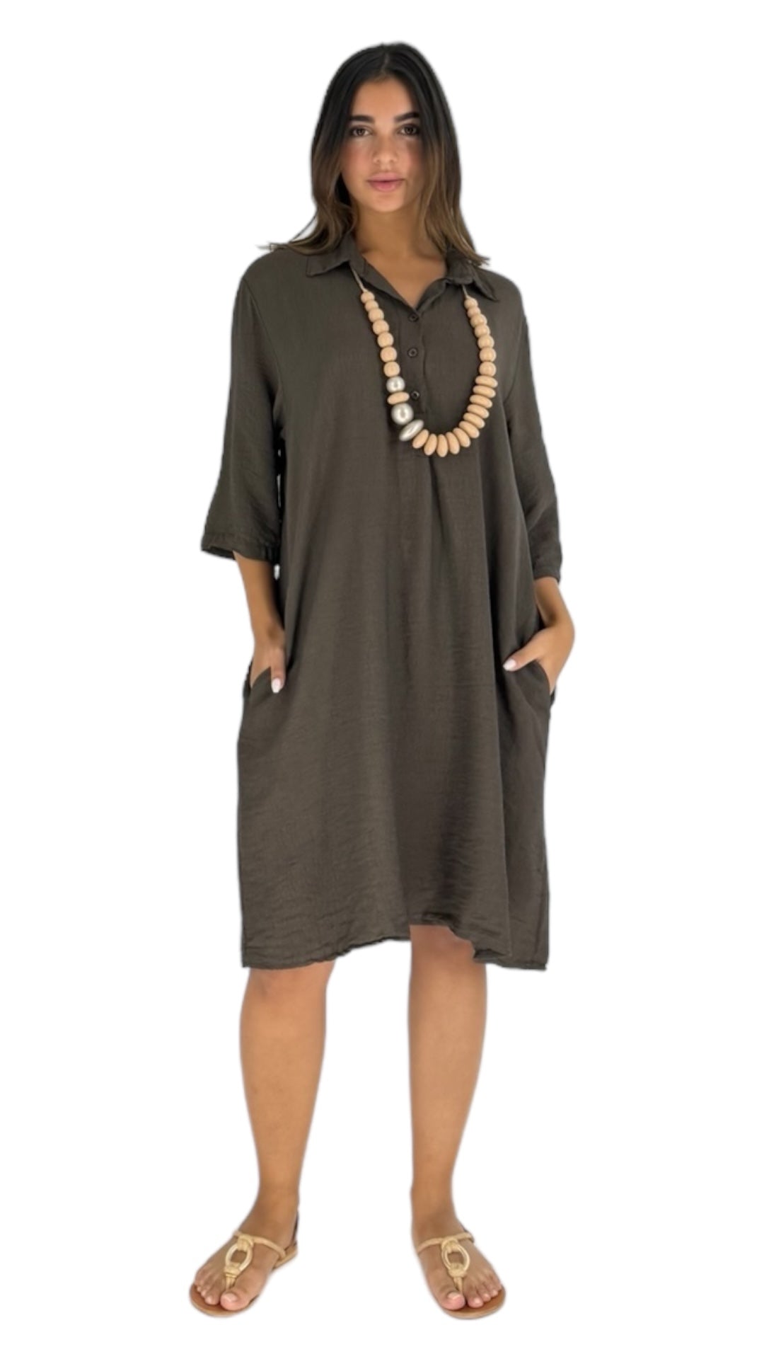 Capri brown dress