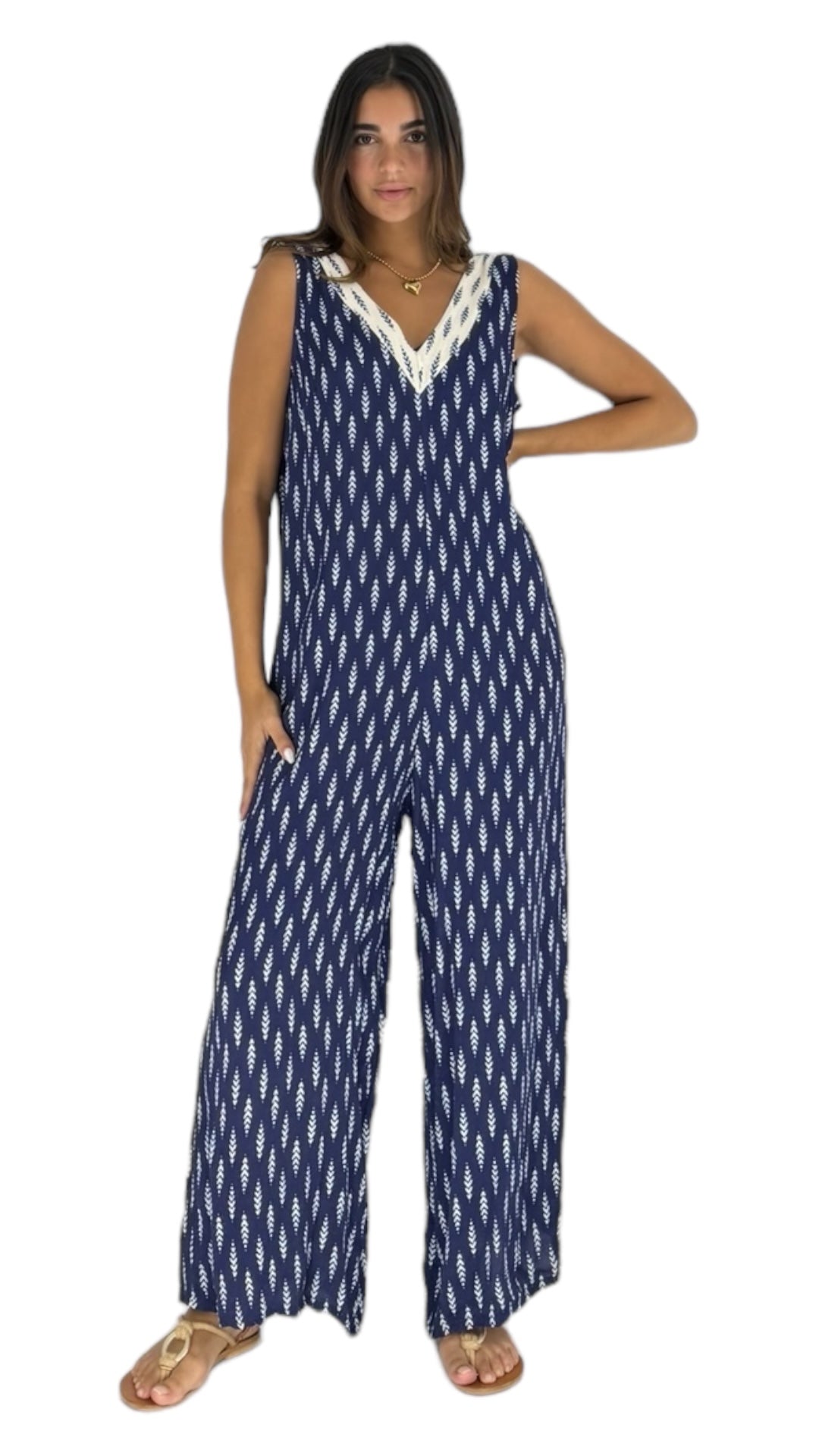 Tauri navy jumpsuit