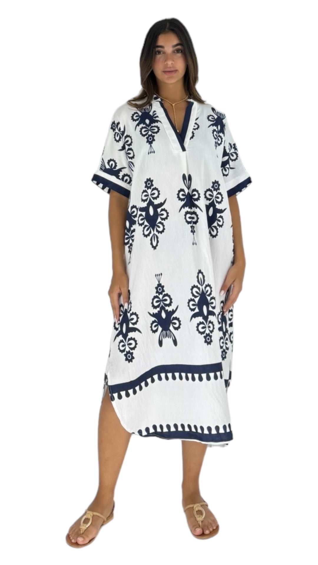 Sheila navy dress