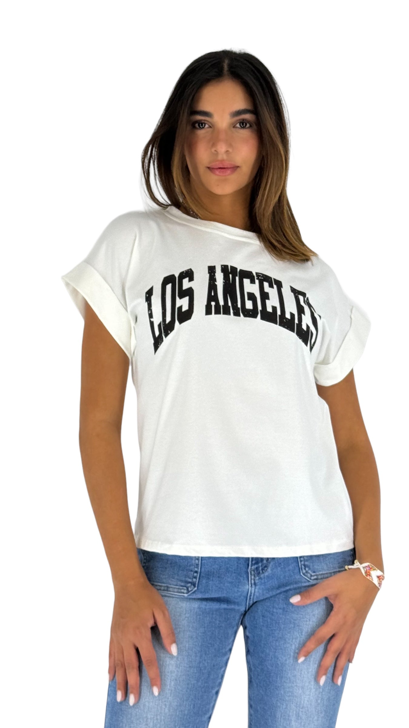 لوس أنجلوس قميص أبيض