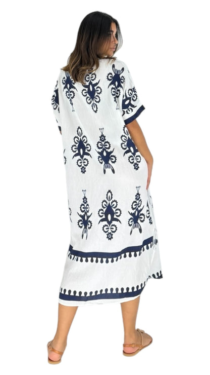 Sheila navy dress