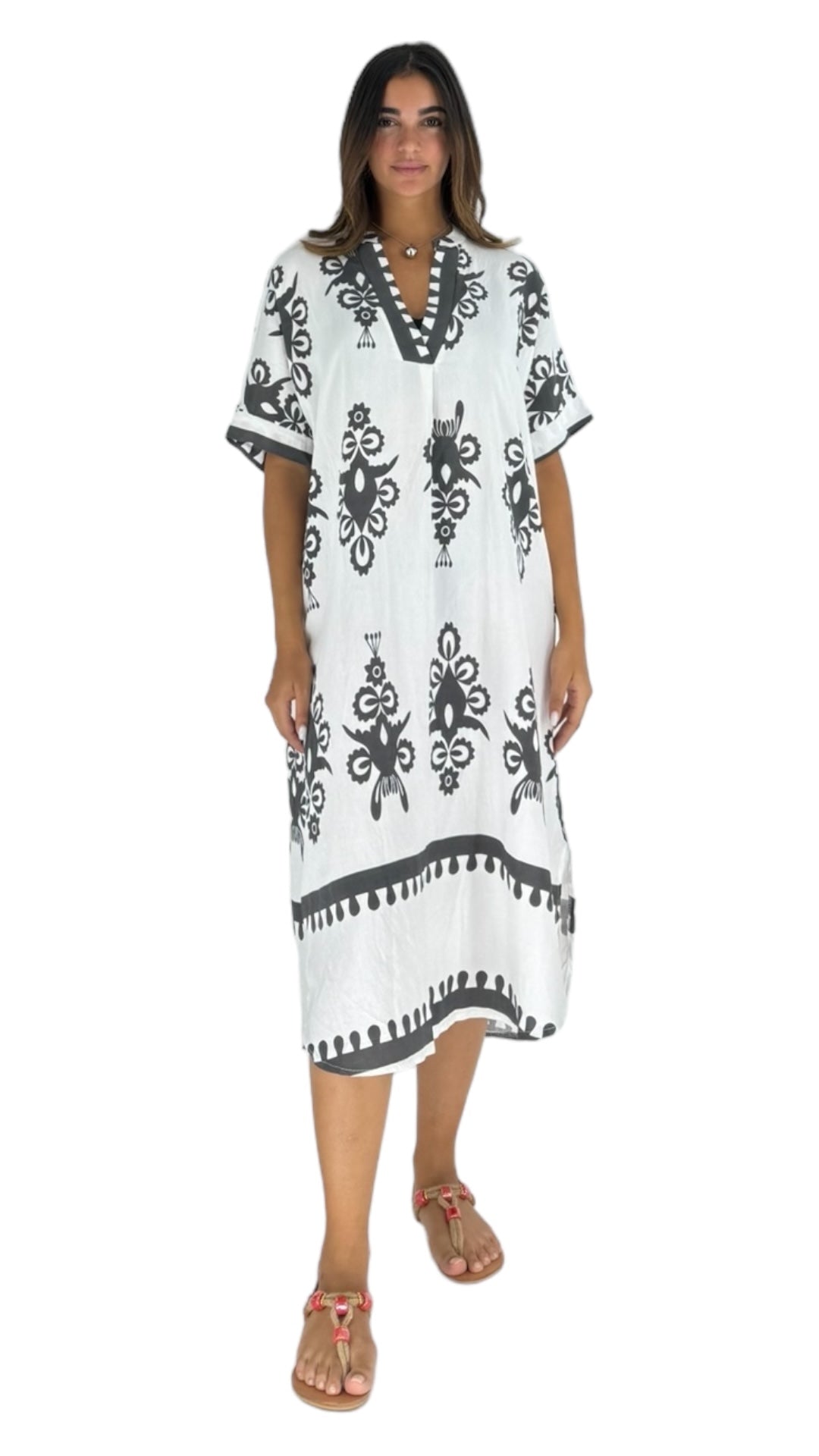 Shelia charcoal dress