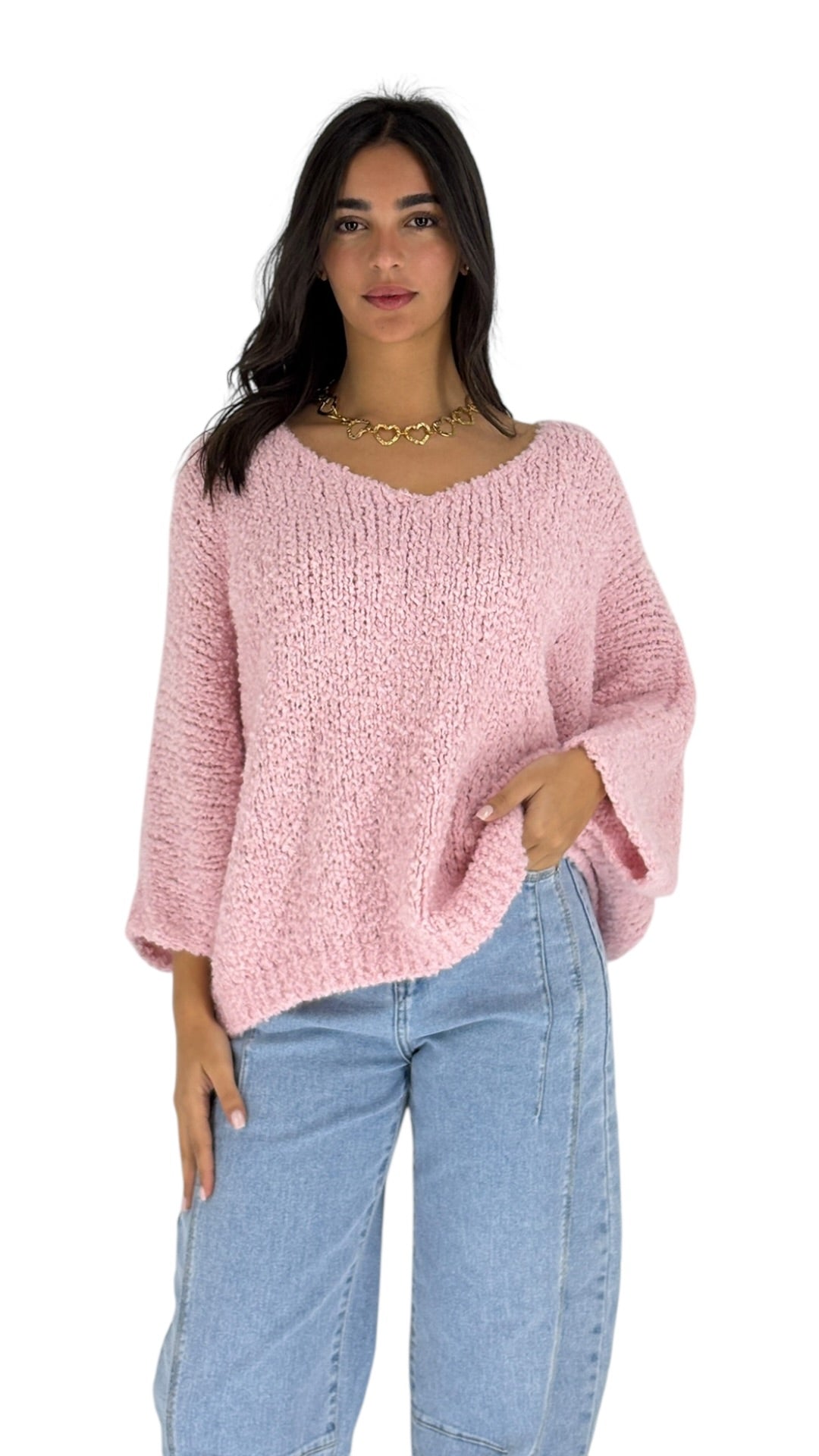 Alma Pink Sweater
