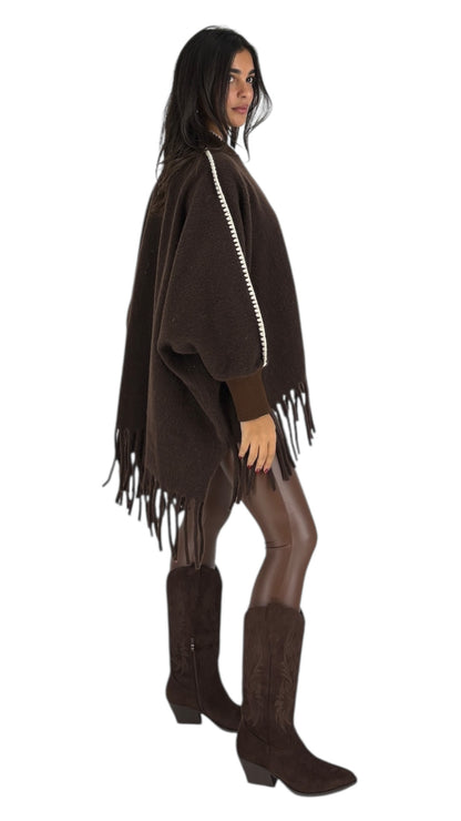 Bianca Brown Poncho