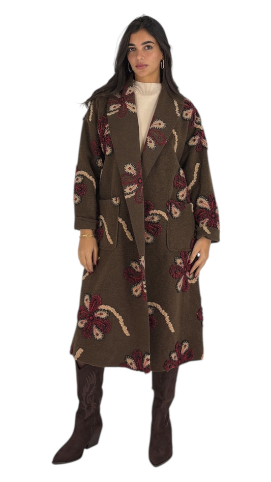 Berry Brown Coat