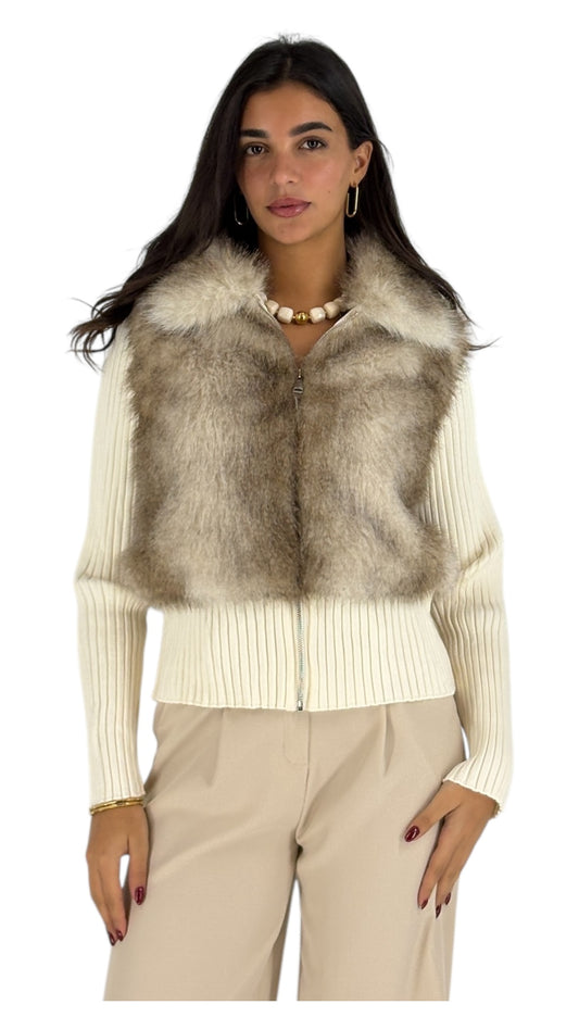 Samara Beige Cardigan