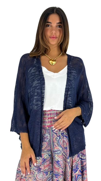 Ashar navy cardigan