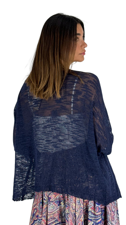 Ashar navy cardigan