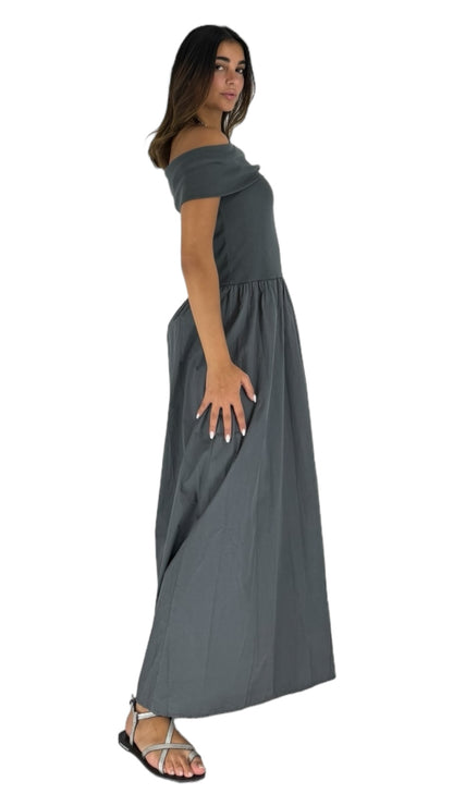 Kamel charcoal dress