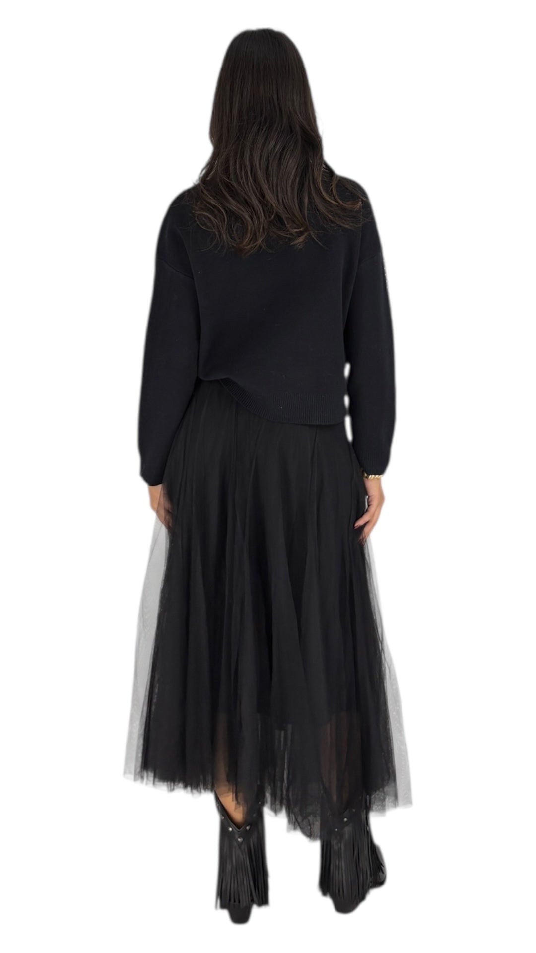Monk Black Skirt