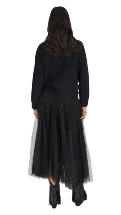 Monk Black Skirt