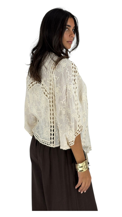 Xenia Beige Cardigan