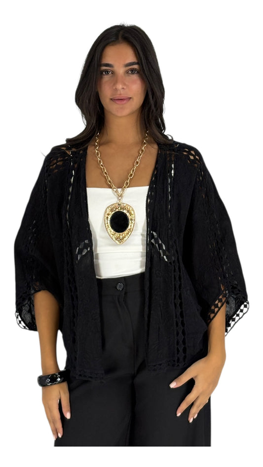 Xenia Black Cardigan