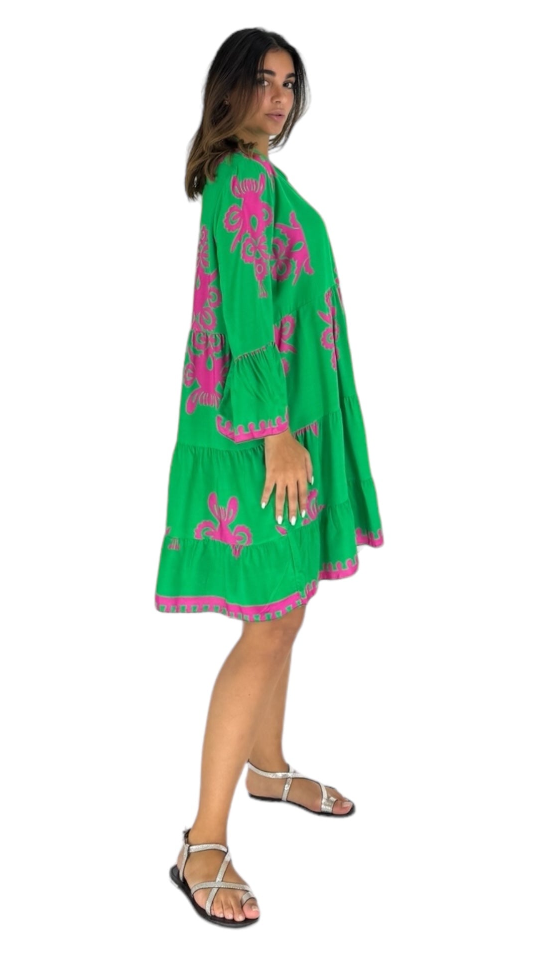 Kuki green dress