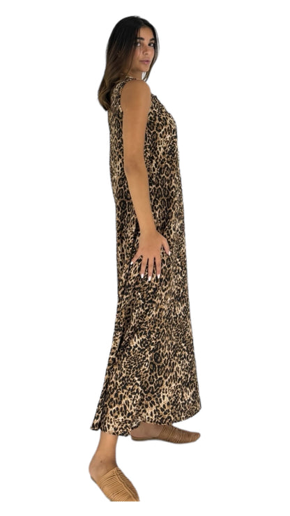 Cami leopard dress