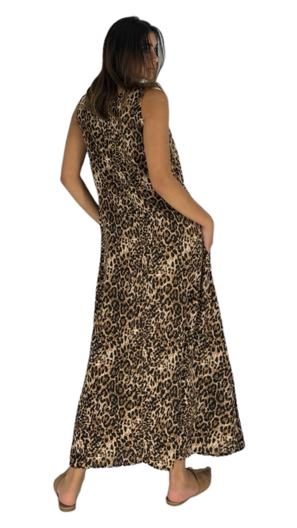 Cami leopard dress