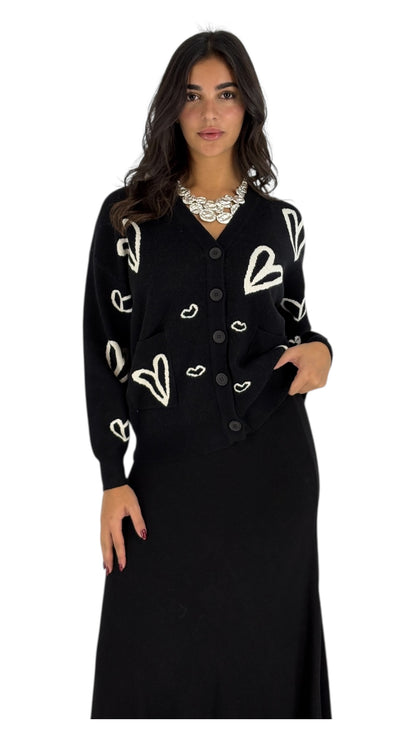Albi Black Cardigan