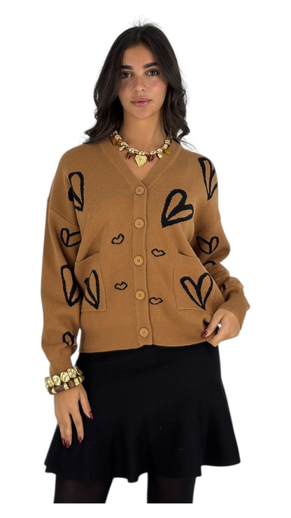Albi Brown Cardigan