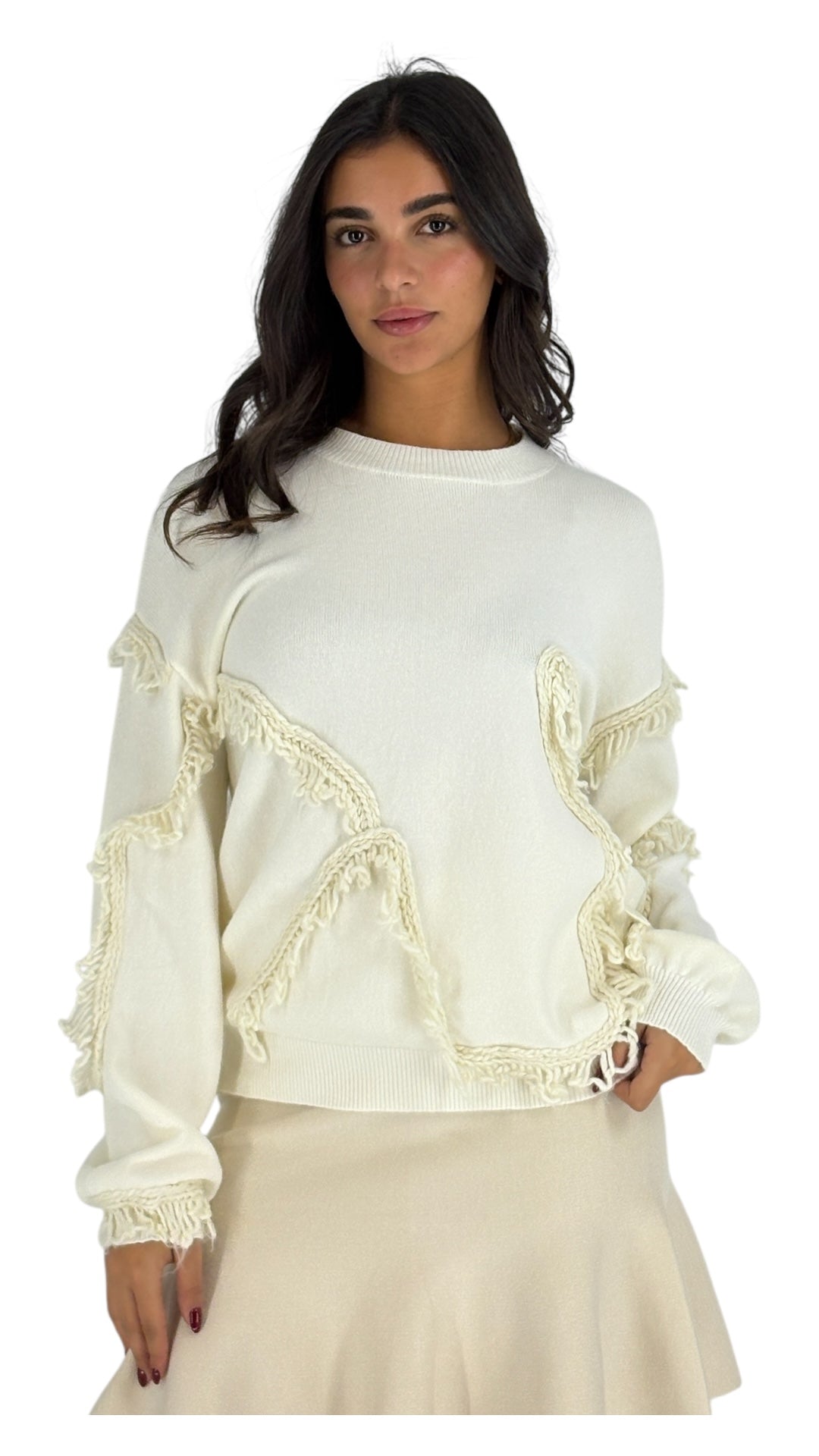 Areen Cream Sweater