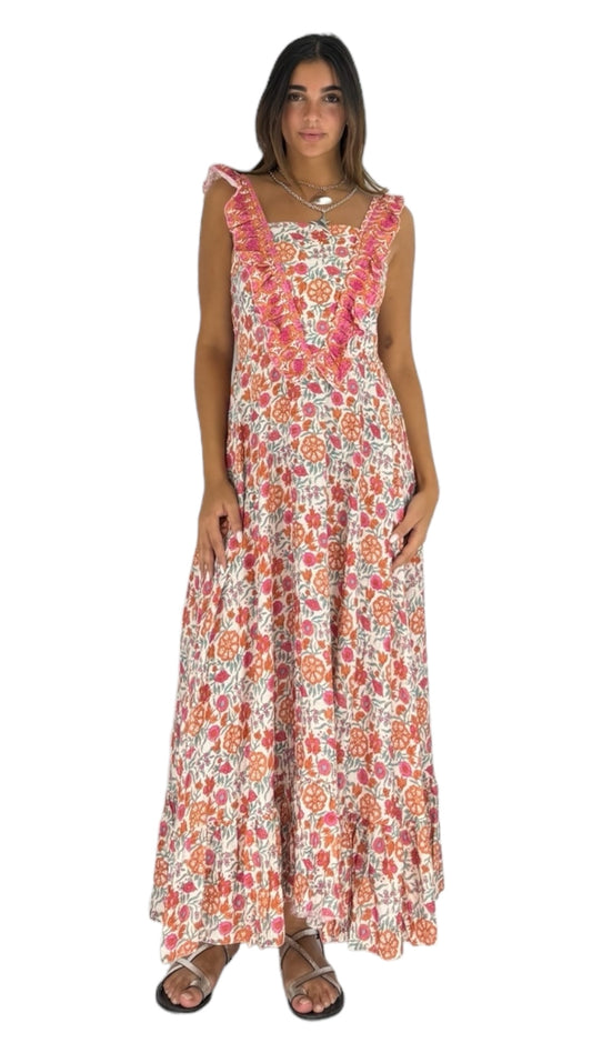 Carol floral dress