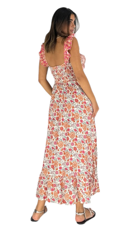 Carol floral dress