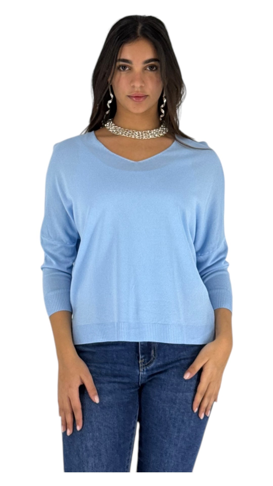 Marah sky blue top