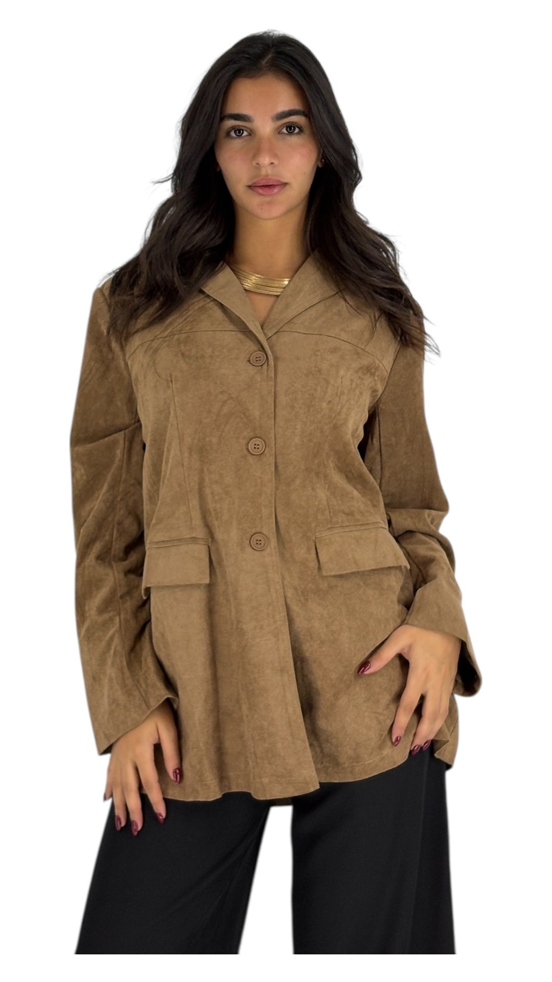 Linda Camel Jacket
