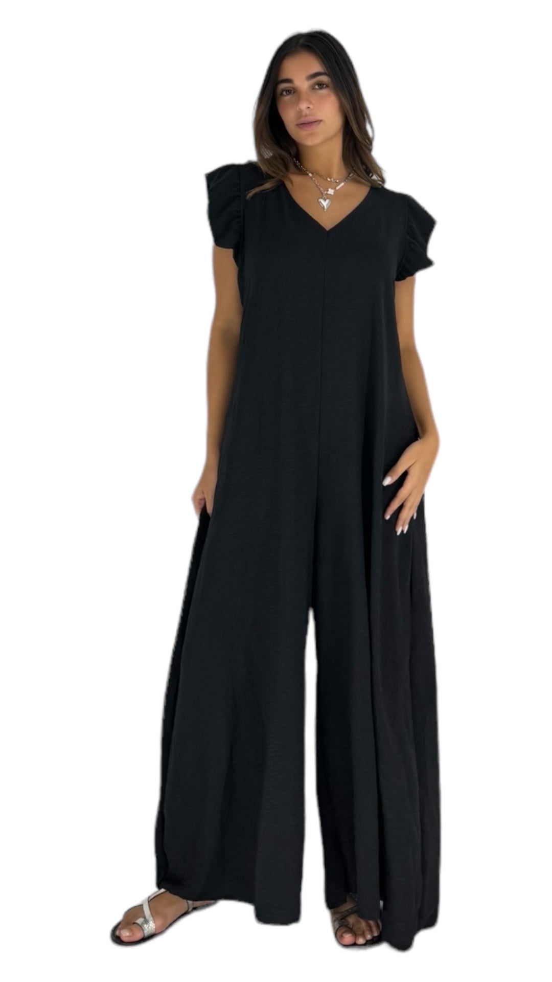 Flona black jumpsuit