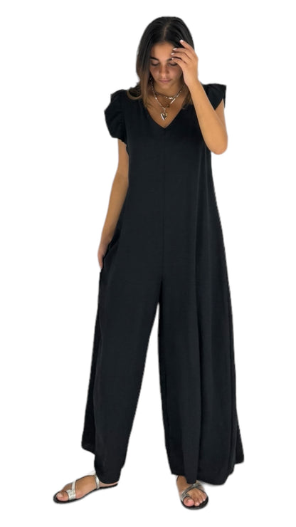 Flona black jumpsuit