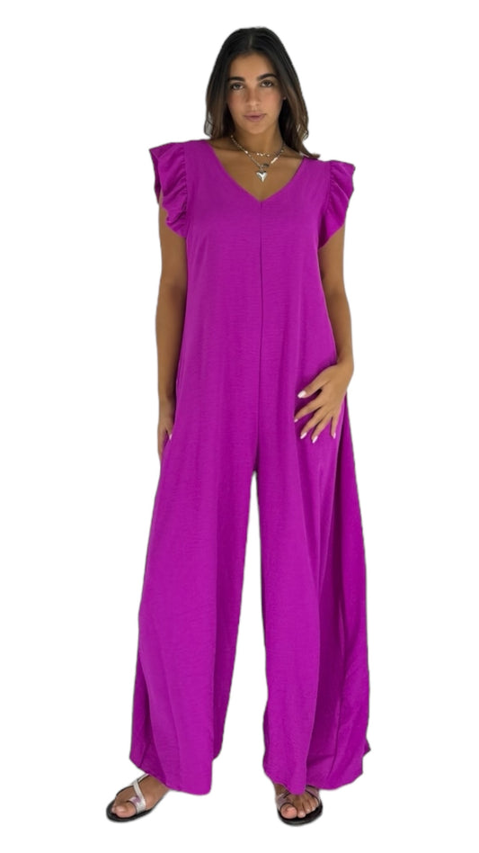 Flona violet  jumpsuit