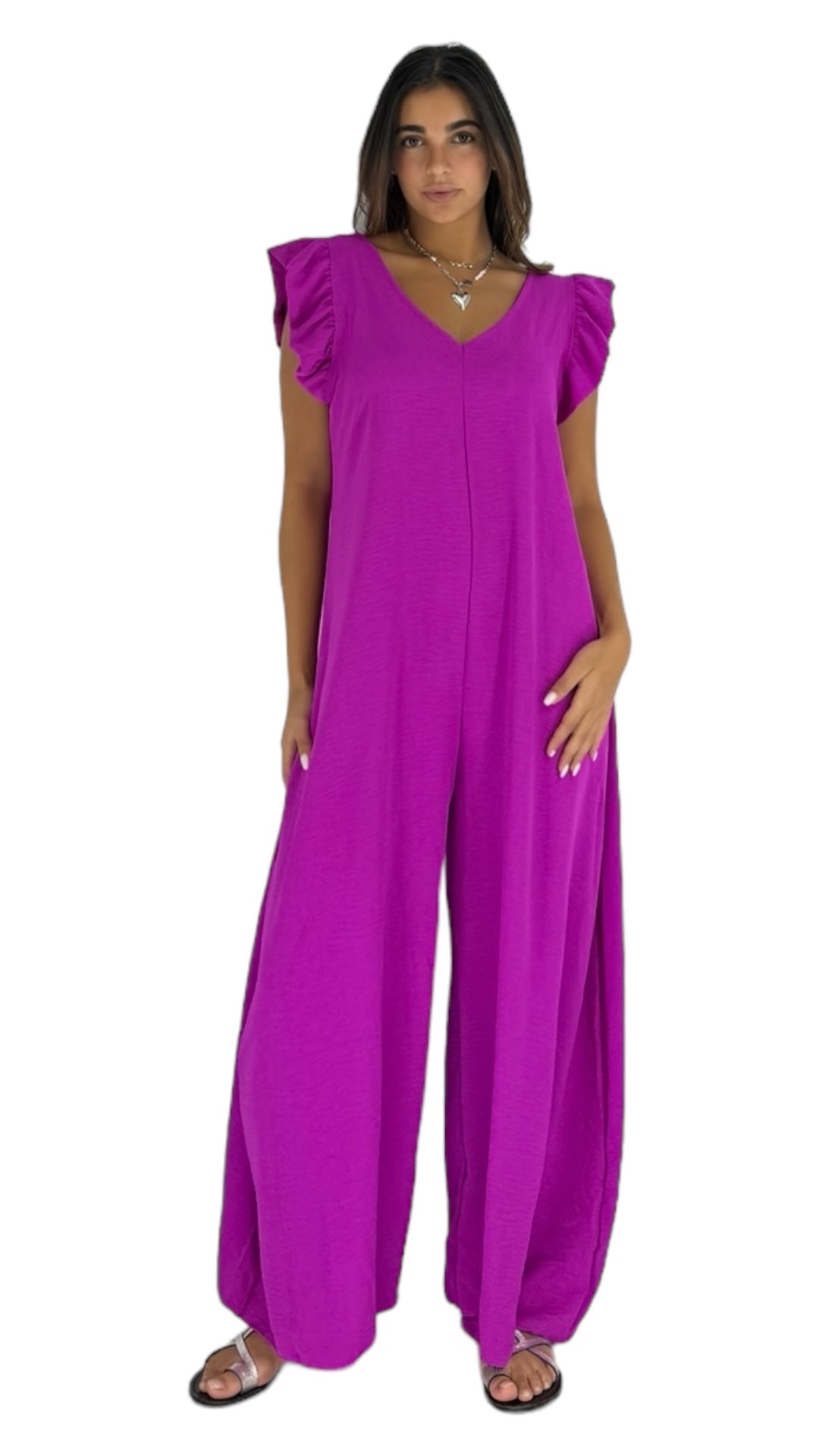 Flona violet  jumpsuit