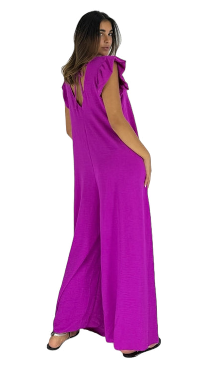 Flona violet  jumpsuit