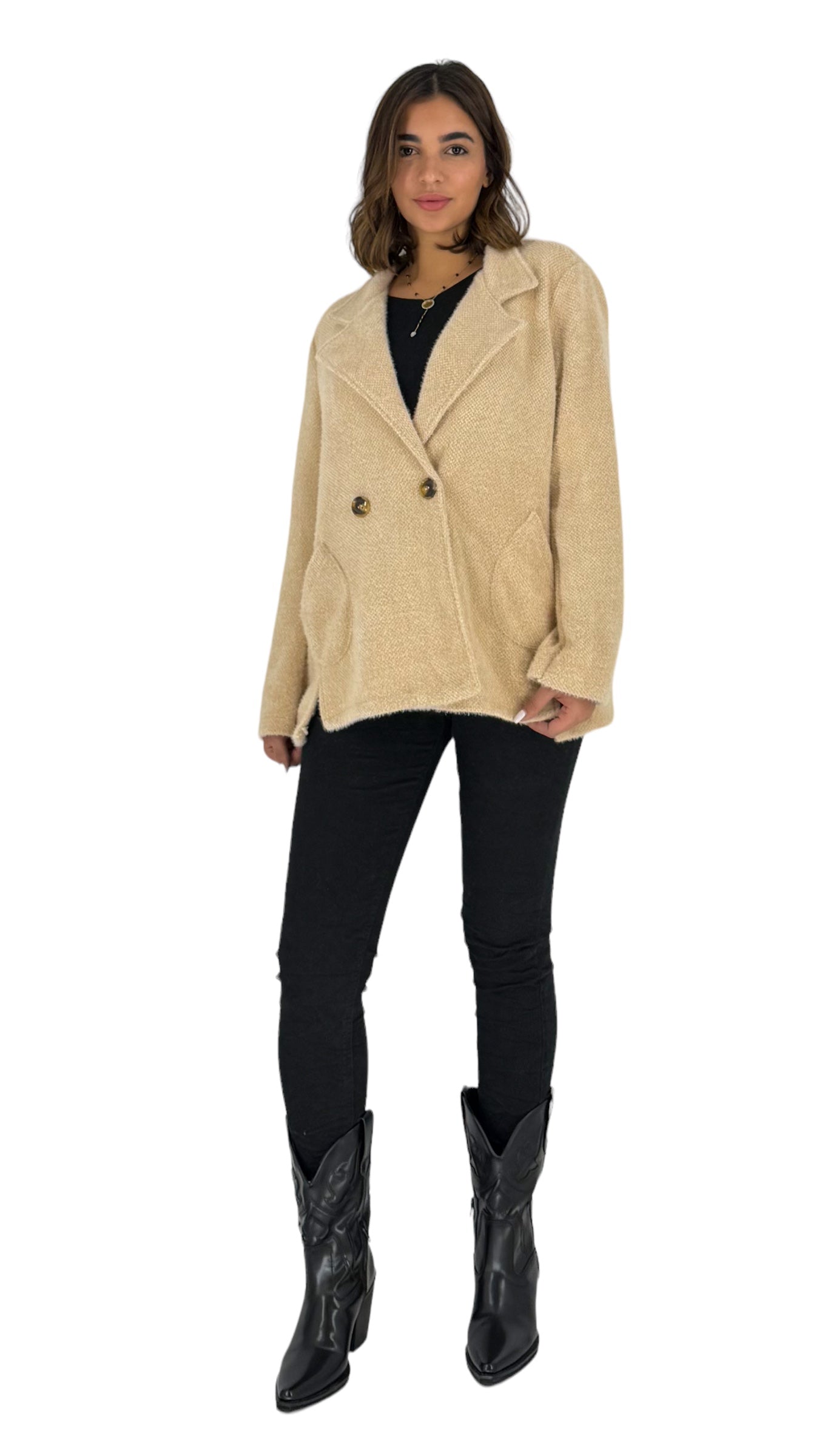 Gineva Beige Jacket