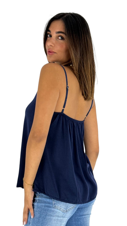 Lara navy top