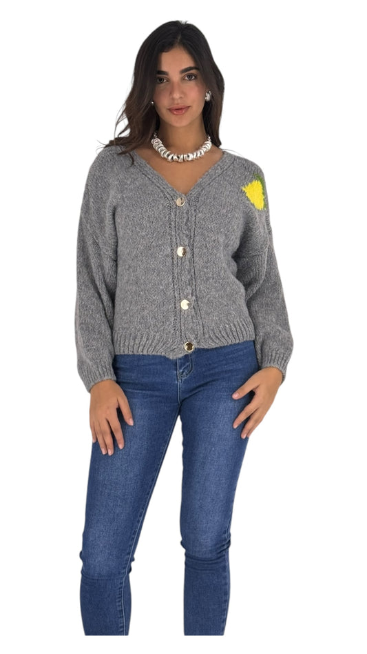 llaria grey cardigan