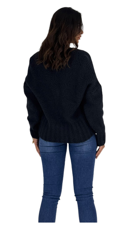 Quill dark navy cardigan