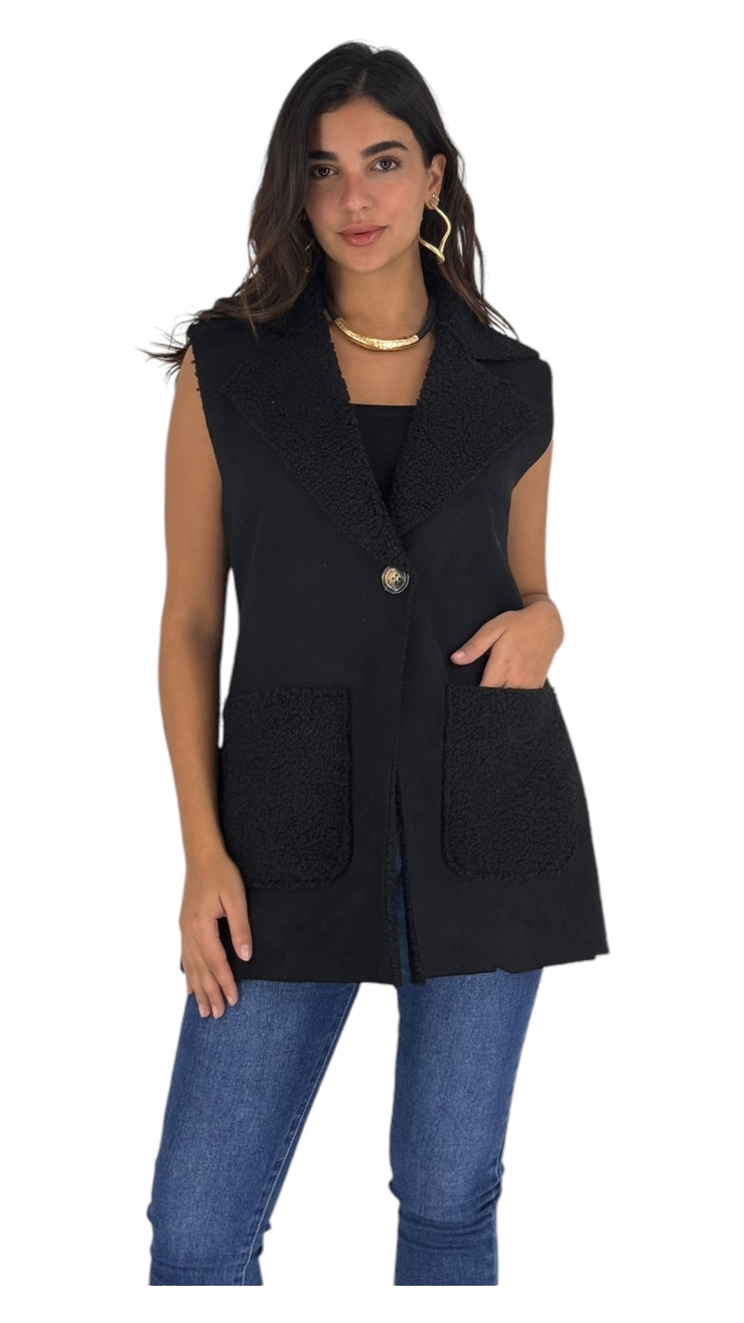 Oaklan black vest