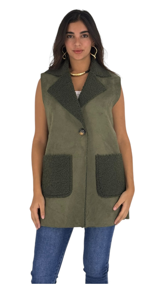 Oaklan olive vest