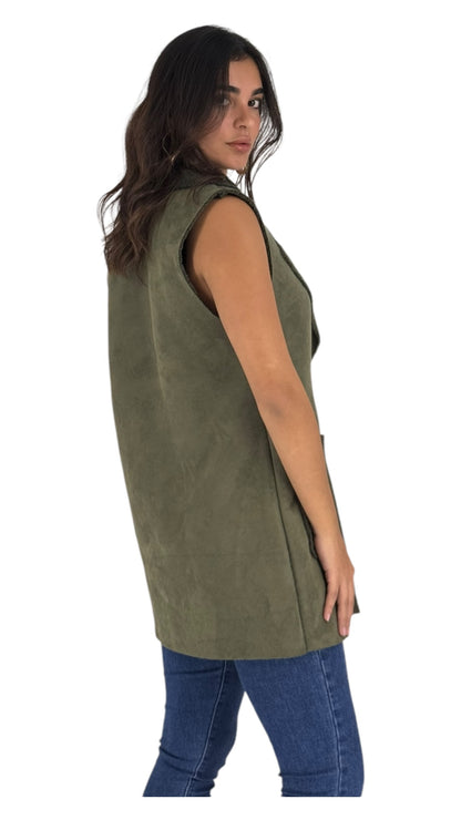 Oaklan olive vest