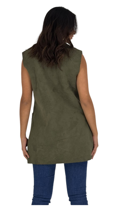 Oaklan olive vest