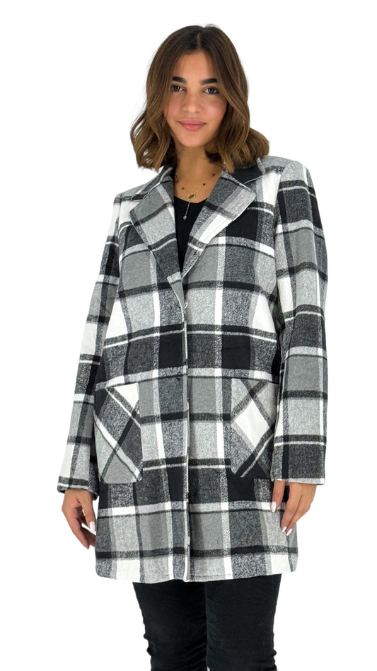 Natalia Checkered Jacket