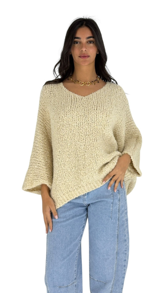 Alma Beige Sweater