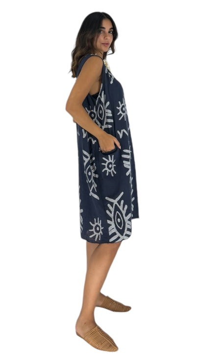 Naples navy dress