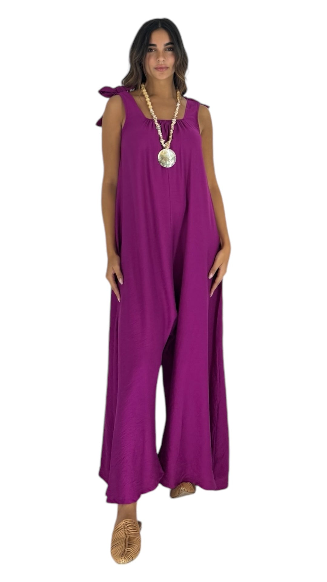 Ontario plum jumpsuit