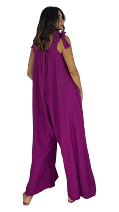 Ontario plum jumpsuit