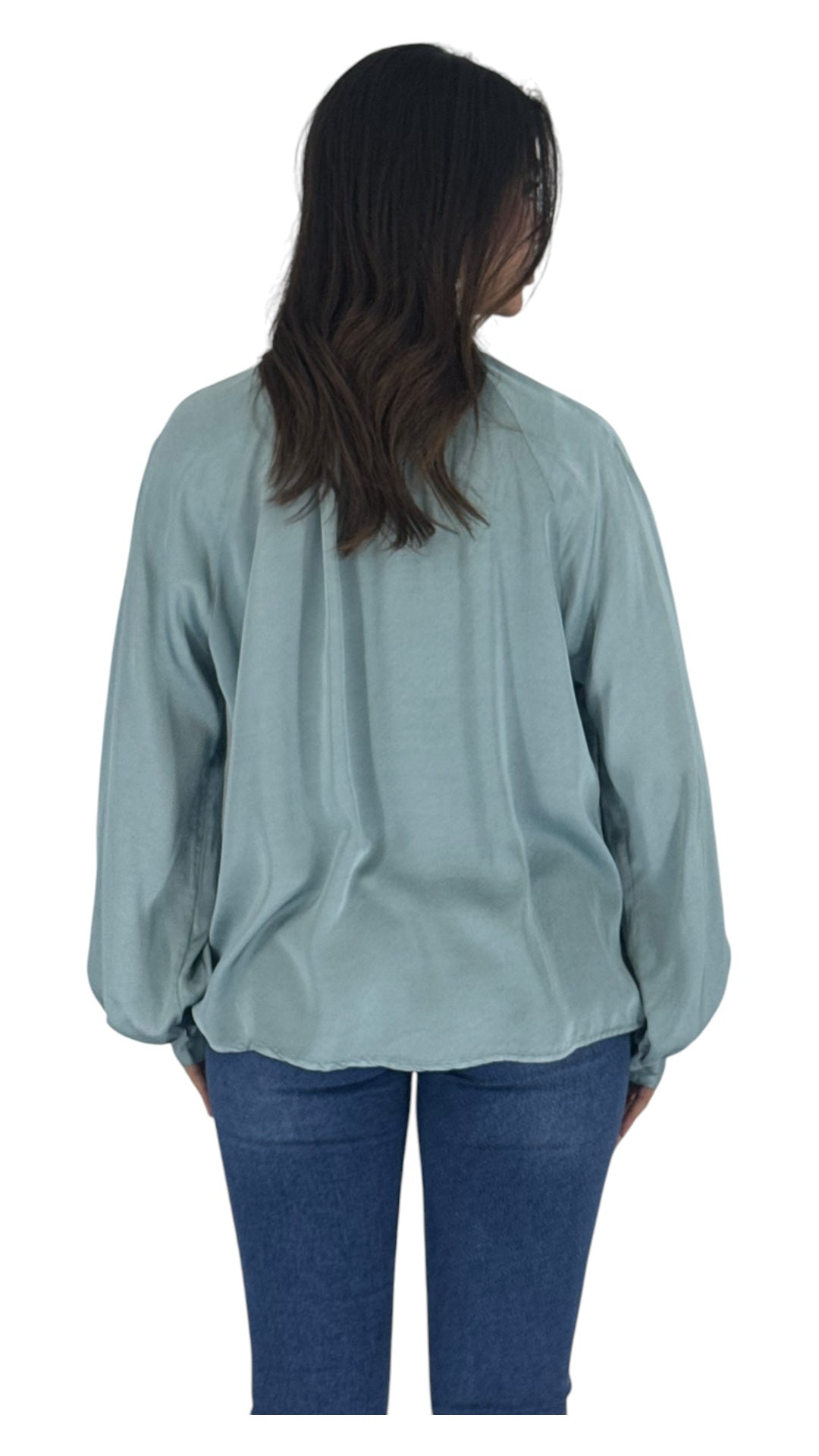 Flora teal shirt